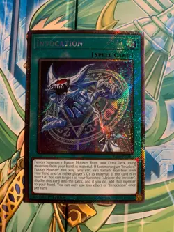 Invocation - Platinum Secret Rare - Yugioh - Image 1