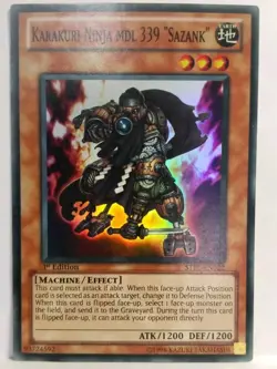 Karakuri Ninja mdl 339 Sazank [STBL-EN022] Super Rare 1st Edition Yu-Gi-Oh - Image 1