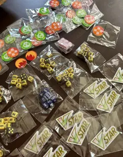 Pokemon TCG Accessories lot Coins, Counters, and Dice. - Image 6