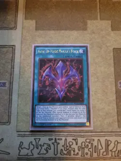 YUGIOH RANK-UP-MAGIC BARIANS FORCE PGL2-EN058 GOLD 1ST ED NM - Image 2