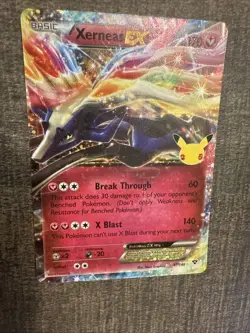 Pokemon Xerneas EX Celebrations Classic Collection Holo Card 97/146 Ultra Rare - Image 1