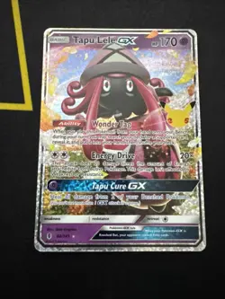 PokÃ©mon TCG Tapu Lele GX Holo Ultra Rare Card Classic Collection 60/145 - Image 1