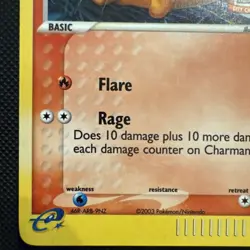 Charmander 98/97 SWIRL Pokemon Card EX Dragon City Championships Near Mint - Image 7