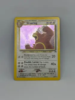 Pokemon Card Ursaring 15/75 Neo Discovery HOLO RARE - LP - Image 2