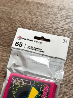 Pikachu Neon Charge (65 card sleeves) Pokemon Center Exclusive UK - Image 2