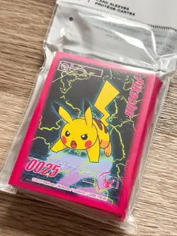 Pikachu Neon Charge (65 card sleeves) Pokemon Center Exclusive UK - Image 3