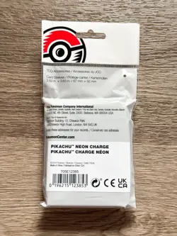 Pikachu Neon Charge (65 card sleeves) Pokemon Center Exclusive UK - Image 4