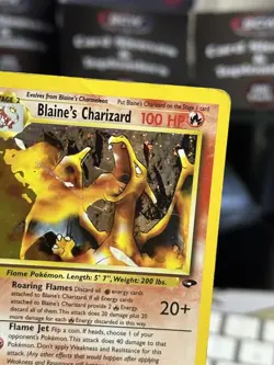 Blaine's Charizard 2/132 Gym Challenge 2000 WOTC Holo Rare Pokémon Card TCG - Image 4