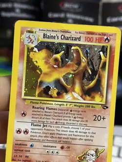 Blaine's Charizard 2/132 Gym Challenge 2000 WOTC Holo Rare Pokémon Card TCG - Image 5