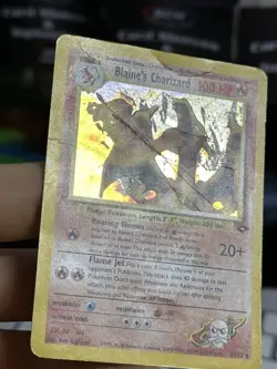 Blaine's Charizard 2/132 Gym Challenge 2000 WOTC Holo Rare Pokémon Card TCG - Image 6