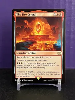 MTG The Fire Crystal Final Fantasy FIN NM R0135 NM/M - Image 1