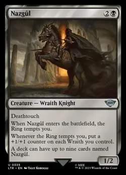 LTR NAZGUL (0335) 1x Rare Lord of the Rings MTG NM - Image 1