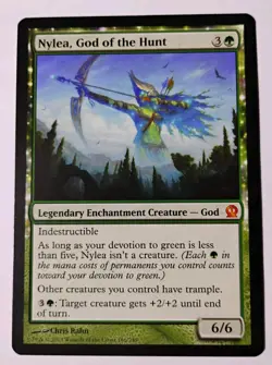 Nylea, God of the Hunt MTG, Theros, Mythic Rare, LP, Enchantment Creature  - Image 1