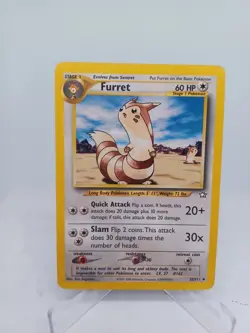 Furret 35/111 Unlimited Pokemon Neo Genesis Card TCG Card - Image 1