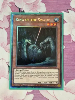 Yugioh! King of the Swamp *Collector's Rare* EUROPEAN ENGLISH JUSH-EN046 - Image 1