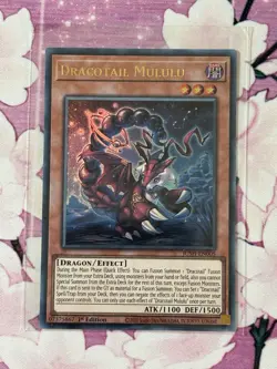 Yugioh! Dracotail Mululu *Ultra Rare* EUROPEAN ENGLISH JUSH-EN005 - Image 1