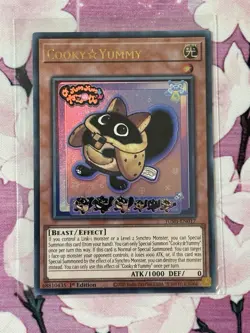 Yugioh! Cooky Yummy *Ultra Rare* EUROPEAN ENGLISH JUSH-EN017 - Image 1