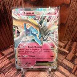Xerneas EX XY149 XY Black Star Promo Holo Pokemon Card - LP - Image 1