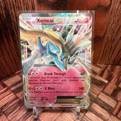 Xerneas EX XY149 XY Black Star Promo Holo Pokemon Card - LP - Image 3