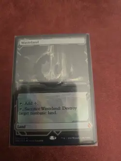 MTG Magic the Gathering Wasteland Card Zendikar Rising Expeditions Foil - Image 1