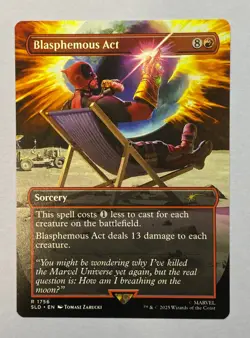 MTG - Secret Lair X Marvel's Deadpool - Blasphemous Act - NM - Image 1