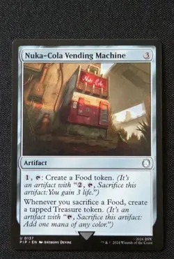 MTG - Nuka-Cola Vending Machine - Commander: Fallout - Near Mint Uncommon #137 - Image 1