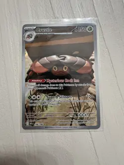 2025 Pokemon Destined Rivals CRUSTLE 186/182 Full Art Illustration Rare - Image 1