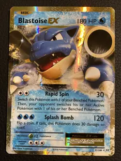 Pokémon TCG Blastoise-EX XY 29/146 Holo Holo Rare EX - Image 1