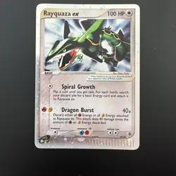 Rayquaza ex 97/97 Dragon Holo - Pokemon Rare - SWIRL. - NICE !  ðŸ”¥ - Image 1
