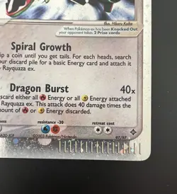 Rayquaza ex 97/97 Dragon Holo - Pokemon Rare - SWIRL. - NICE !  ðŸ”¥ - Image 4