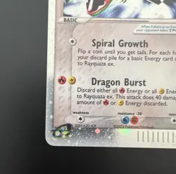 Rayquaza ex 97/97 Dragon Holo - Pokemon Rare - SWIRL. - NICE !  ðŸ”¥ - Image 5
