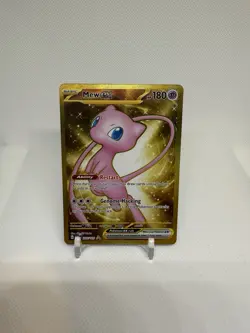 Pokemon Card Mew Ex 205/165 Secret Rare Scarlet Violet Pokemon 151 LP Metal - Image 1