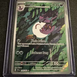 Arbok Temporal Forces Illustration Rare Card 176/162SV05 PSA 10 NM Condition - Image 1