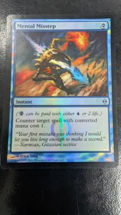 Mental Misstep New Phyrexia Foil Magic Card - Image 1