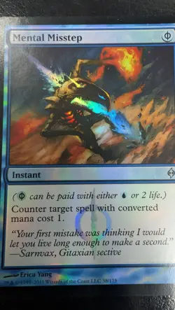 Mental Misstep New Phyrexia Foil Magic Card - Image 2