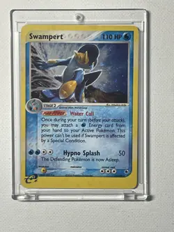 PokÃ©mon EX Ruby & Sapphire Holo Rare Swampert #13/109 trading card - Image 1