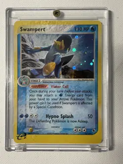 PokÃ©mon EX Ruby & Sapphire Holo Rare Swampert #13/109 trading card - Image 2