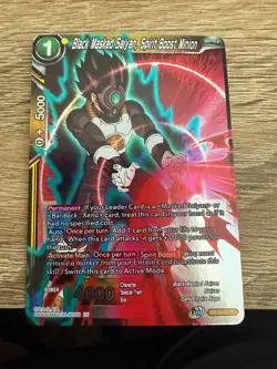 Dragon Ball Super Card Game Black Masked Saiyan, Spirit Boost Minion Series... - Image 1