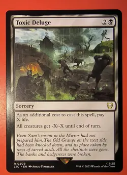 MTG, MAGIC: TOXIC DELUGE, COMMANDER, LTC,  UNPLAYED, RARE #0209 - Image 1