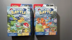Pokemon My First Battle Decks Pikachu Bulbasaur Squirtle Charmander NEW set of 2 - Image 1