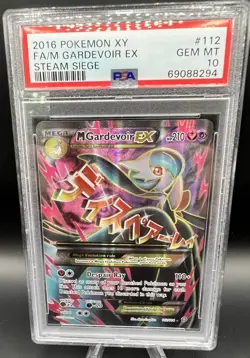 Pokemon Mega Gardevoir EX 112/114 XY Steam Siege 2016 PSA 10 GEM Mint - Image 1