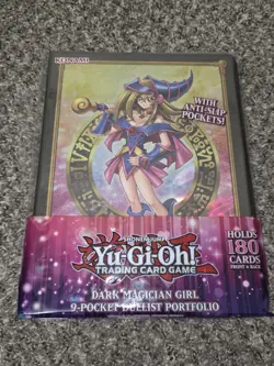 OFFICIAL KONAMI YuGiOh DARK MAGICIAN GIRL 9 Pocket Binder (180 Cards) NEW - Image 5