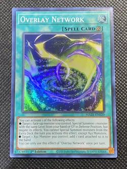 YuGiOh! - Overlay Network MAZE-EN020 Super Rare 1st Edition Near Mint - Image 3