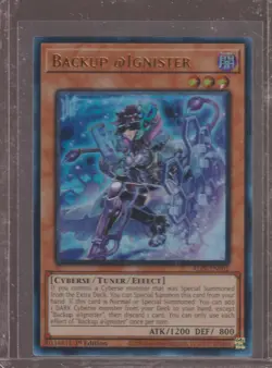 Yugioh Backup @Ignister ALIN-EN002 1st Edition Ultra Rare - Image 1