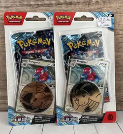 2x Pokemon Cards S&V: Stellar Crown - PORYGON 2 BLISTER PACK (2 Booster, 2 Coin) - Image 3