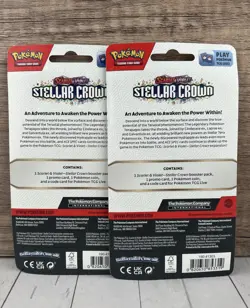 2x Pokemon Cards S&V: Stellar Crown - PORYGON 2 BLISTER PACK (2 Booster, 2 Coin) - Image 4