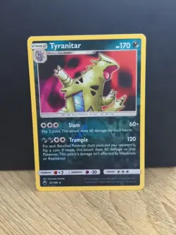 Tyranitar 87/168 Reverse Holo Rare Celestial Storm Pokémon Card NM/LP - Image 1