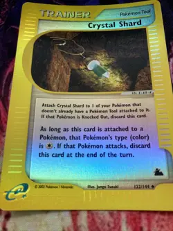 Crystal Shard 122/144 Uncommon Skyridge Reverse Holo 2003 Near Mint Pokemon Card - Image 7