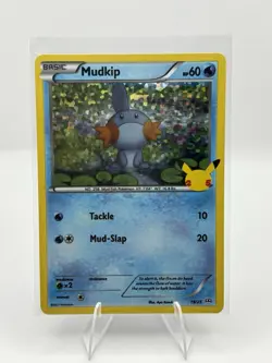 25th Anniversary Pokemon Card Mudkip Holo Celebrations NM - Image 1