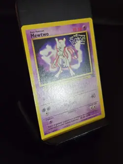 Mewtwo #3 Promo Card Kids WB Presents Pokemon The First Movie MP/LP - Image 12